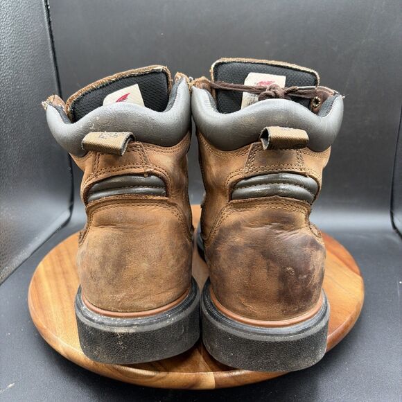 Red Wing 4215 Mens 9 E2 Work Boots Waterproof Steel Toe Dynaforce Brown Leather main image 8